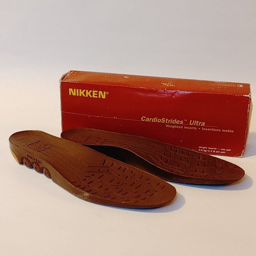 Nikken CardioStrides Ultra Weighted Inserts Men's 9.5 WS11 BNIP